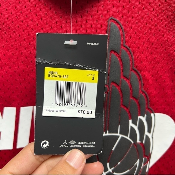 New Nike Air Jordan Jumpman Classic Wings Tank Jersey - Picture 4 of 9